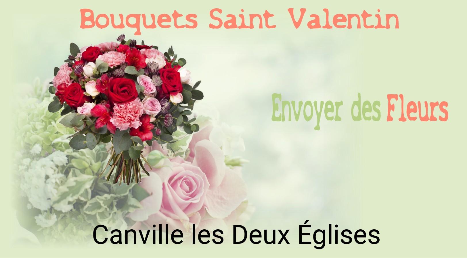 Roses de Saint-Valentin livrées à Canville-les-Deux-Églises